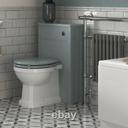 Moods suite Lucia Sea geen 600mm vanity unit, Sink and back-to-the-wall WC