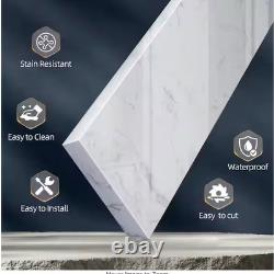 NTQ 42 in. Engineered Stone Vanity Backsplash 4 in. Bathroom Vanity Back Splash