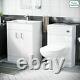 Nanuya 600mm Vanity Basin Unit & WC Unit & Elso Back to Wall White