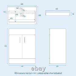 Nes Home 1000mm Freestanding Matte Grey Basin Vanity & Back To Wall Toilet