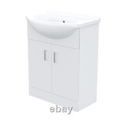 Nes Home 1050mm Vanity Basin WC Unit & Back To Wall Toilet Flat Pack