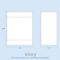 Nes Home 1100mm Matte Grey 2 Drawers Basin Vanity, WC Unit & Back To Wall Toilet