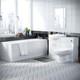 Nes Home 3 Piece Bathroom Suite Btw Toilet Basin Vanity Unit And Bath Flat Pack