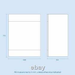 Nes Home 3 Piece Bathroom Suite BTW Toilet Basin Vanity Unit and Bath Flat Pack