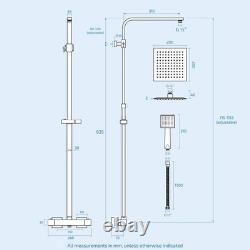 Nes Home Bath Screen Shower White Doors Vanity Toilet Matte Black Taps