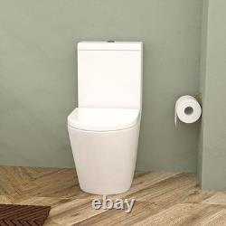 Nes Home Round Shower Bath Basin Vanity Toilet Set Brushed Brass Taps