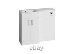 Nexus 1000 Basin Unit And Back To Wall Unit Gloss White DC12036 and DC12037