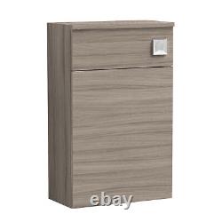 Nuie Arno Compact Back to Wall WC Unit 500mm W x 260mm D Driftwood