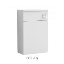 Nuie Arno Compact Back to Wall WC Unit 500mm W x 260mm D Gloss White