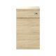 Nuie Athena 500mm Natural Oak Back To Wall Wc Toilet Unit Modern Bathroom Btw