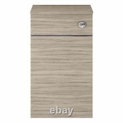 Nuie Athena Back to Wall WC Toilet Unit 500mm Wide Driftwood