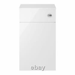 Nuie Athena Back to Wall WC Toilet Unit 500mm Wide Gloss White