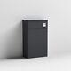 Nuie Classique Back To Wall Wc Toilet Unit 500mm Wide Satin Anthracite