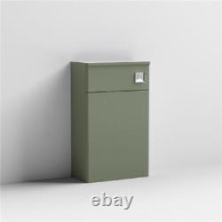 Nuie Classique Back to Wall WC Toilet Unit 500mm Wide Satin Green