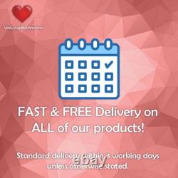 Nuie Core 500mm Modern Back to Wall WC Toilet Unit Satin Green Bathroom Cabinet