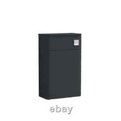 Nuie Core Back to Wall WC Toilet Unit 500mm Wide Satin Anthracite RC01441