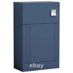 Nuie Deco Back to Wall WC Unit 500mm Wide Satin Blue
