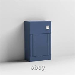 Nuie Deco Back to Wall WC Unit 500mm Wide Satin Blue