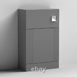 Nuie Deco Back to Wall WC Unit 500mm Wide Satin Grey