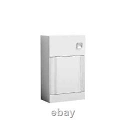 Nuie Deco Back to Wall WC Unit 500mm Wide Satin White FLT141