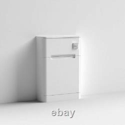 Nuie Elbe Back to Wall WC Unit 550mm Wide Satin White