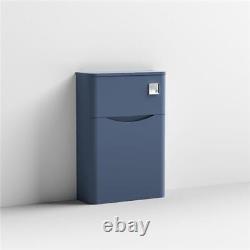 Nuie Lunar Back to Wall WC Toilet Unit 550mm Wide Satin Blue