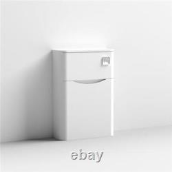Nuie Lunar Back to Wall WC Toilet Unit 550mm Wide Satin White