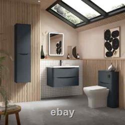 Nuie Lunar Back to Wall WC Unit 550mm Wide Anthracite SML1441