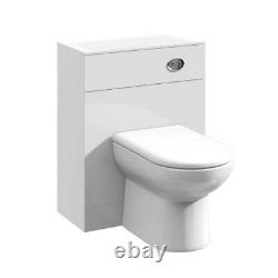 Nuie Mayford Back to Wall WC Toilet Unit 500mm Wide x 300mm Deep Gloss White