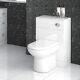 Nuie Mayford Back To Wall Wc Toilet Unit 600x300mm Gloss White Modern Bathroom