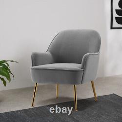 Occasional Chair Soft Velvet Dining Chair Vanity Chair for Living Room Bedroom