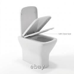 Oliver Black 1100mm Fitted Bathroom Vanity WC Chrome Handles Marble Top