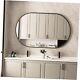 Oval Bathroom Mirror 36 X 24 Inch, Make Up Vanity Mirror, 24x36(1 Pcs) Black