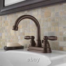 Peerless Bathroom Faucet Rotating High Arc Widespread 2 Handle Venetian Bronze