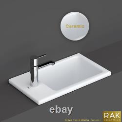 RAK Black Back To Wall Toilet Vanity Unit Basin GIBERIT Cistern Cloakroom Suite