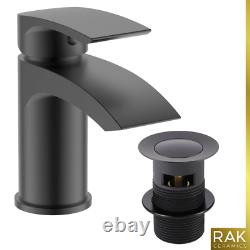 RAK Black Back To Wall Toilet Vanity Unit Basin GIBERIT Cistern Cloakroom Suite