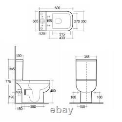 RAK Ceramics Series 600 Cloakroom Furniture and WC Set