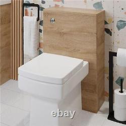 Regis Forma Wood Back to Wall Toilet Unit Only 500mm