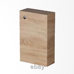 Regis Forma Wood Back to Wall Toilet Unit Only 500mm