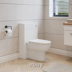 Robin 500mm Floor Standing Bathroom WC Back to wall Unit Pre-made White