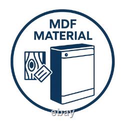 Robin 500mm Floor Standing Bathroom WC Back to wall Unit Pre-made White