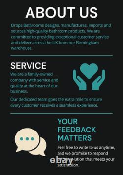 Robin 500mm Floor Standing Bathroom WC Back to wall Unit Pre-made White