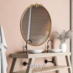 Round Mirror 24.5en Antique Mirror Large Circle Vintage Mirrors 24x24.5 Gold