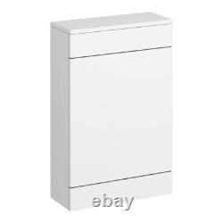 Salerno BTW Back to Wall Cabinet Unit Gloss White Vanity Bathroom Unit