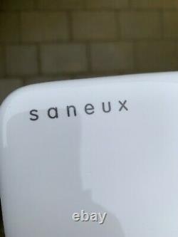 Saneux Air Open Back Rimless Close Coupled Soft Close Toilet + Vanity Sink Unit