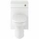 Signature Vista Back To Wall Wc Toilet Unit 500mm Wide White Gloss