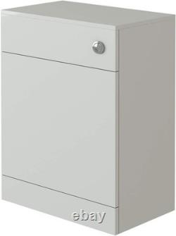 Stylish Linx Bathroom Furniture Back to Wall WC Unit 600x300mm, Pre-assembled