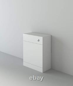 Stylish Linx Bathroom Furniture Back to Wall WC Unit 600x300mm, Pre-assembled