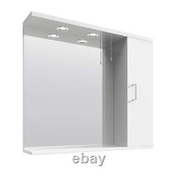 Tallboy Mirror Vanity Basin Cabinet Back To Wall Toilet Unit Pan Cistern 1800mm