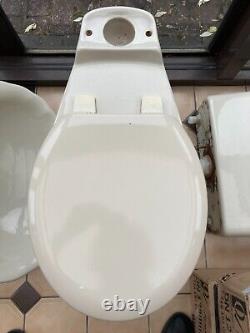 Toilet And Sink Set In Ivory